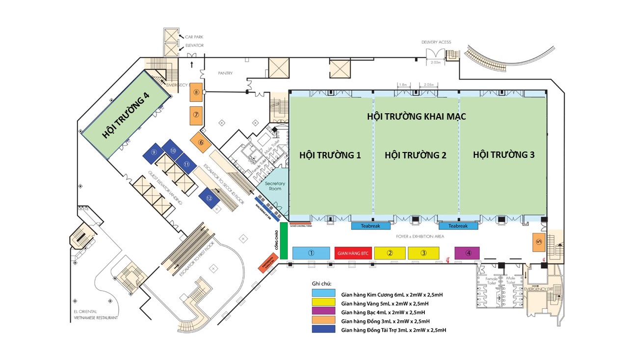 Sơ đồ hội trường